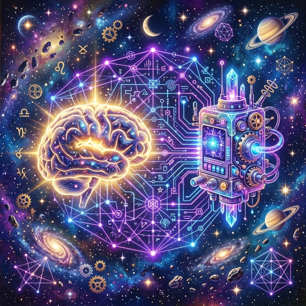 ذهن سنتز شده: هوش مصنوعی در علوم شناختی و رابط‌های مغز و رایانه