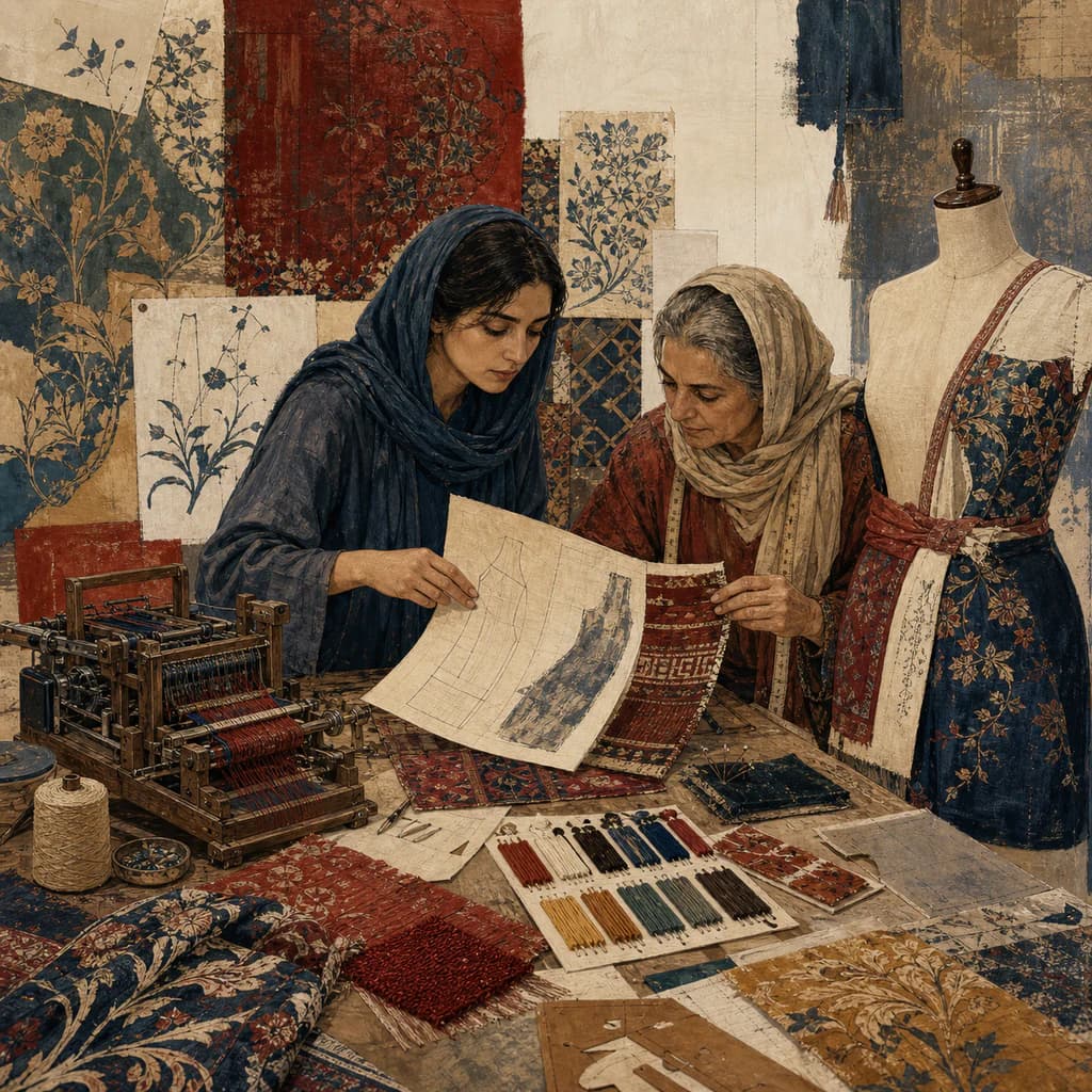 آتلیه الگوریتمی: هوش مصنوعی در طراحی مد و مهندسی نساجی