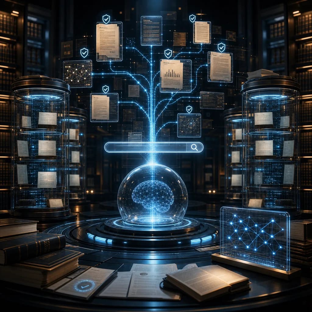 The Retrieval Discipline: AI Search with Trusted Knowledge